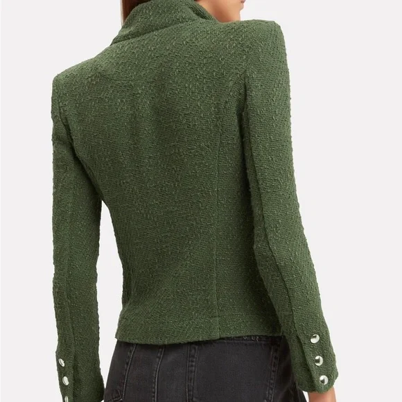 Iro Miraspe Jacket, size FR 38 / US 6 in hunter green. great condition
